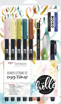 Blended lettering set Tombow Cozy Times