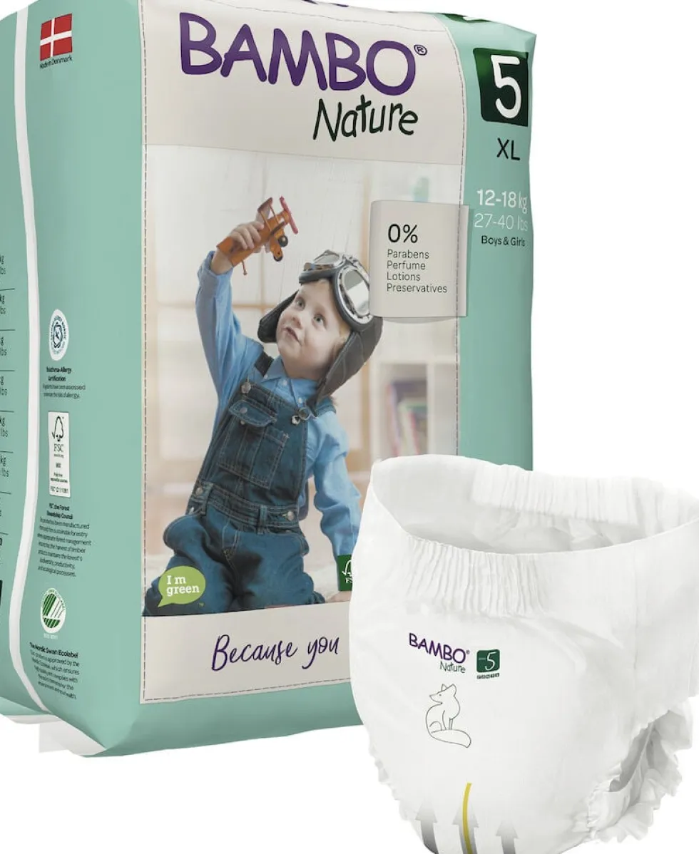 Blöja BAMBO Nature Pant S5 15-17kg 19/fp