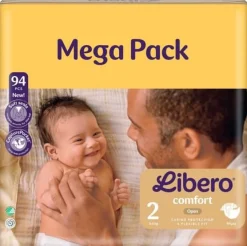 Blöja LIBERO Comfort 2 3-6kg 94/fp
