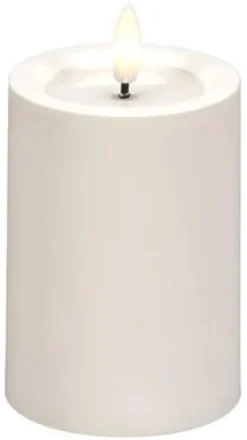 Blockljus KONSTSMIDE LED timer vit 10cm