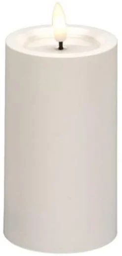 Blockljus KONSTSMIDE LED timer vit 20cm