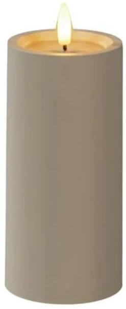 Blockljus KONSTSMIDE LEDtimer beige 15cm
