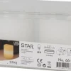 Blockljus STAR T LED May 6cm vit 2/fp