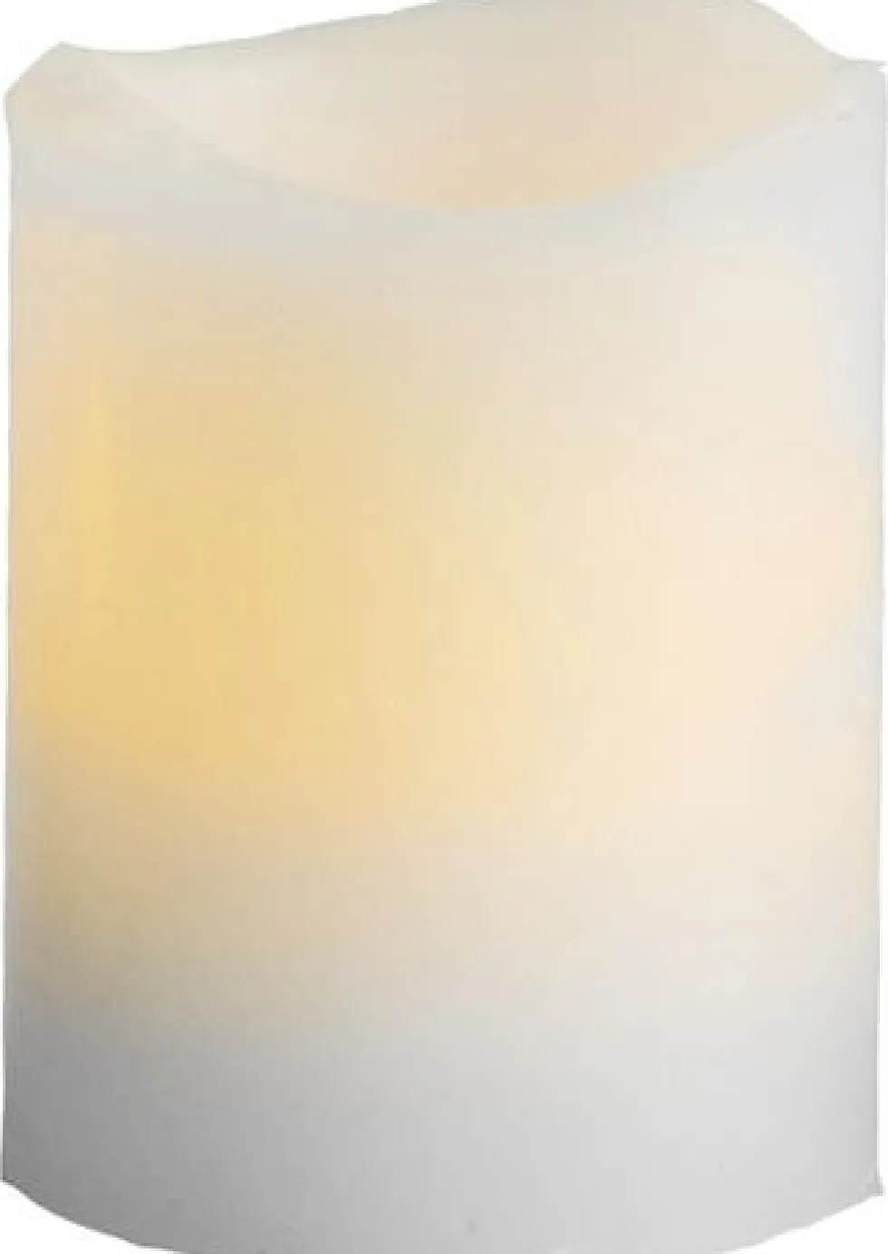 Blockljus STAR T LED May 6cm vit 2/fp