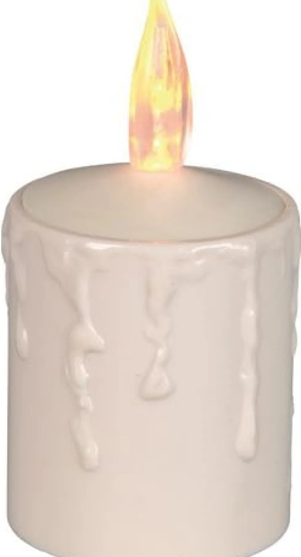 Blockljus STAR T LED Paula 11,5cm beige