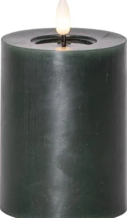Blockljus STAR T LED 7,5x12,5cm grön