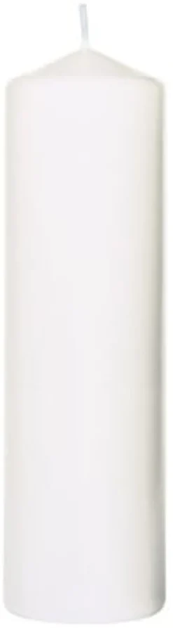 Blockljus Vit, 220x70mm