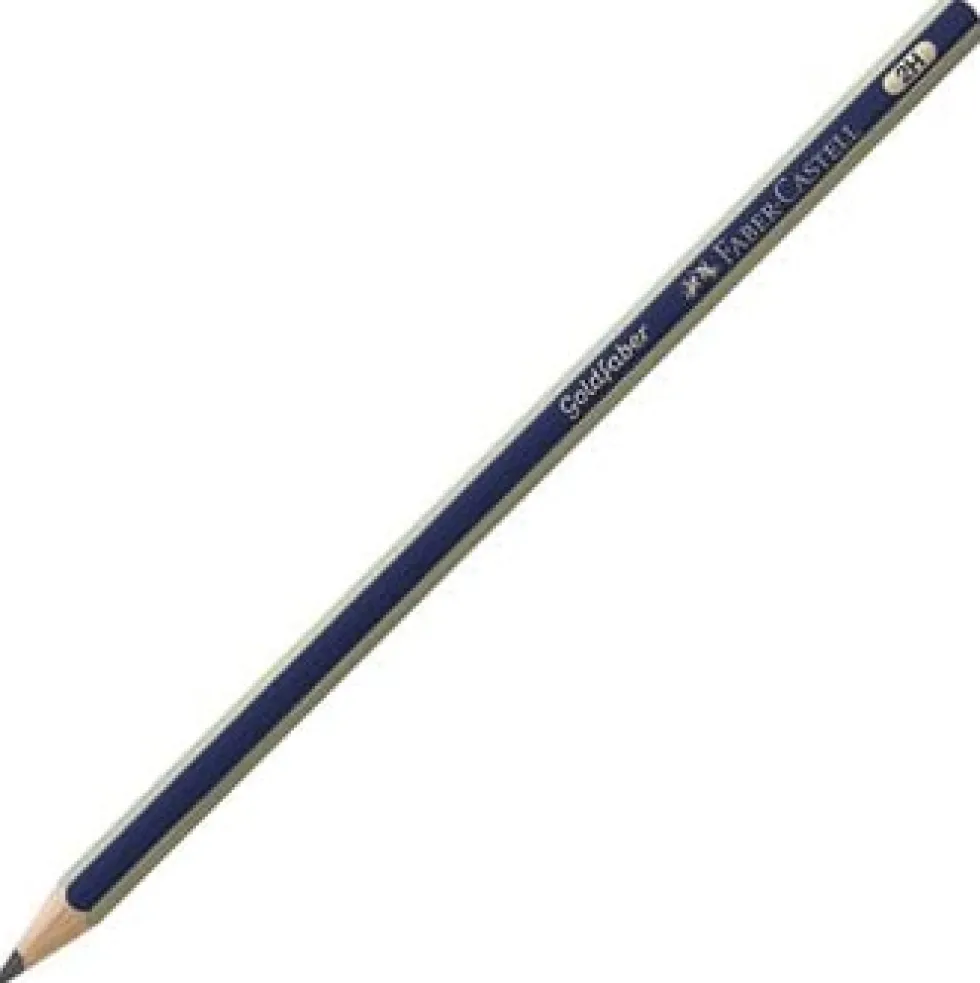 Blyertspenna Faber-Castell Gold 1221 2H, 12/fp