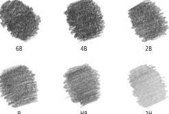 Blyertspenna Mars Lumograph 100 ass set (6)