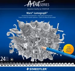 Blyertspenna Mars Lumograph ass (24)