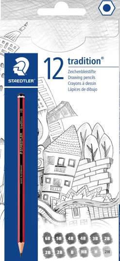 Blyertspenna Tradition ass (12)