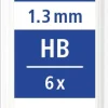 Blyertsreservstift Mars Micro 1,3mm HB (6 stifter)