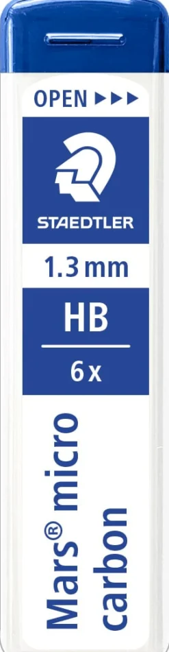 Blyertsreservstift Mars Micro 1,3mm HB (6 stifter)