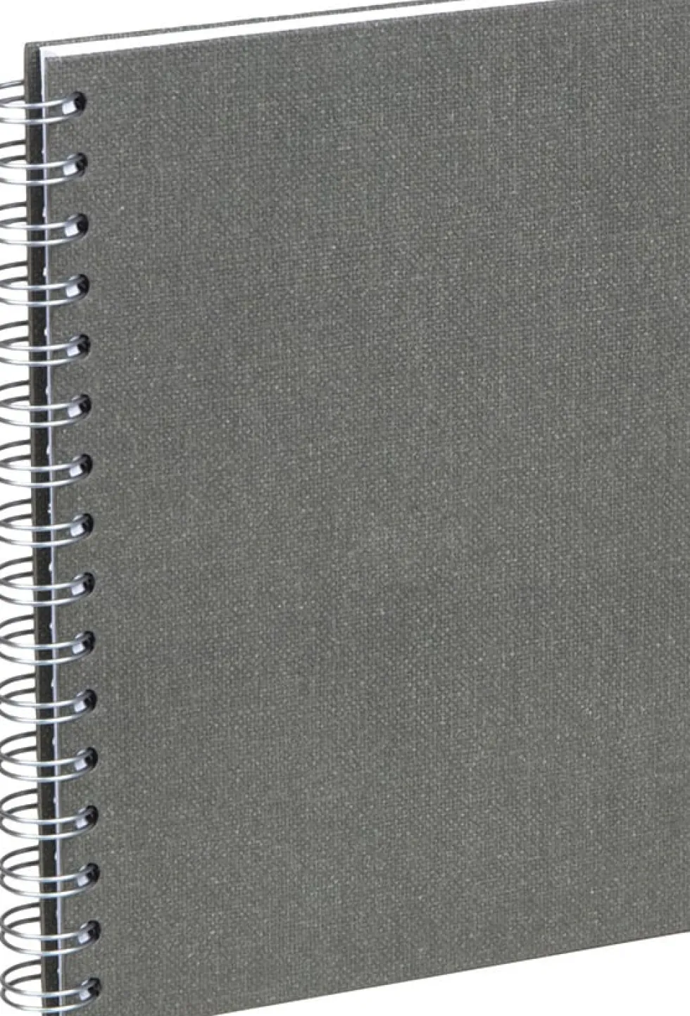 Bok Bigso A5 olinj canvas grå
