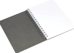 Bok Bigso A5 olinj canvas grå