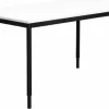 Bord fristående 160x80cm vitlam/svart