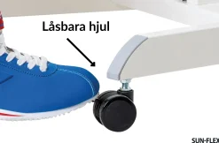 Bord höj/sänk SUN-FLEX® EASYDESK PRO, Pure White