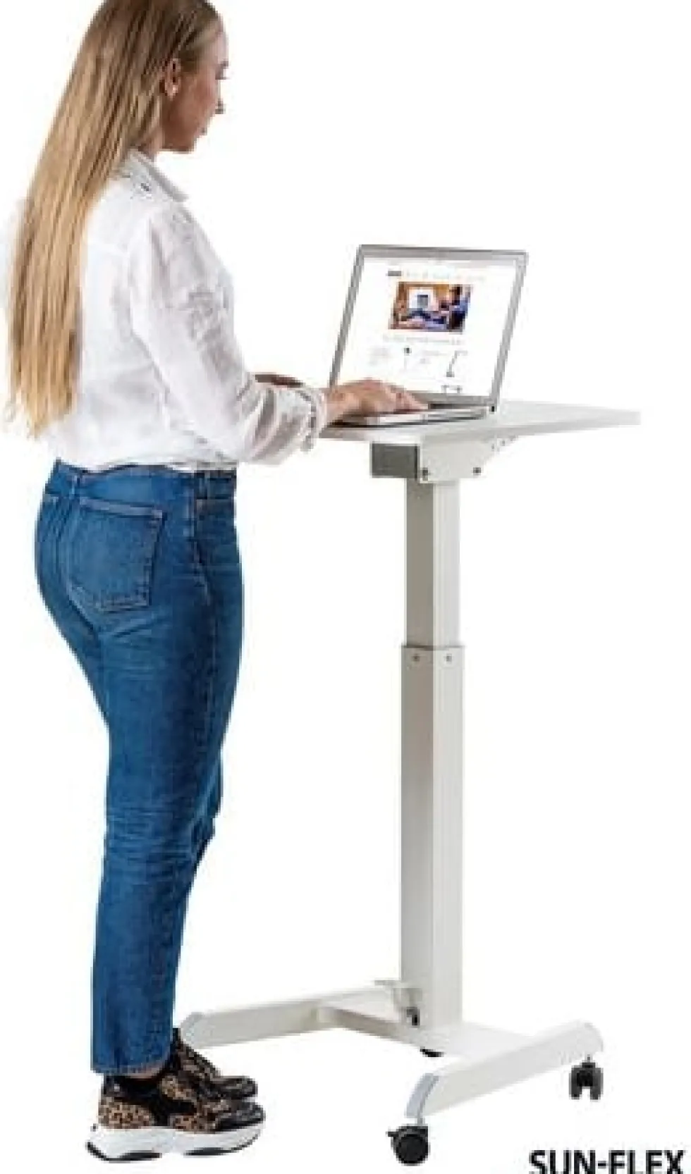 Bord höj/sänk SUN-FLEX® EASYDESK PRO, Pure White