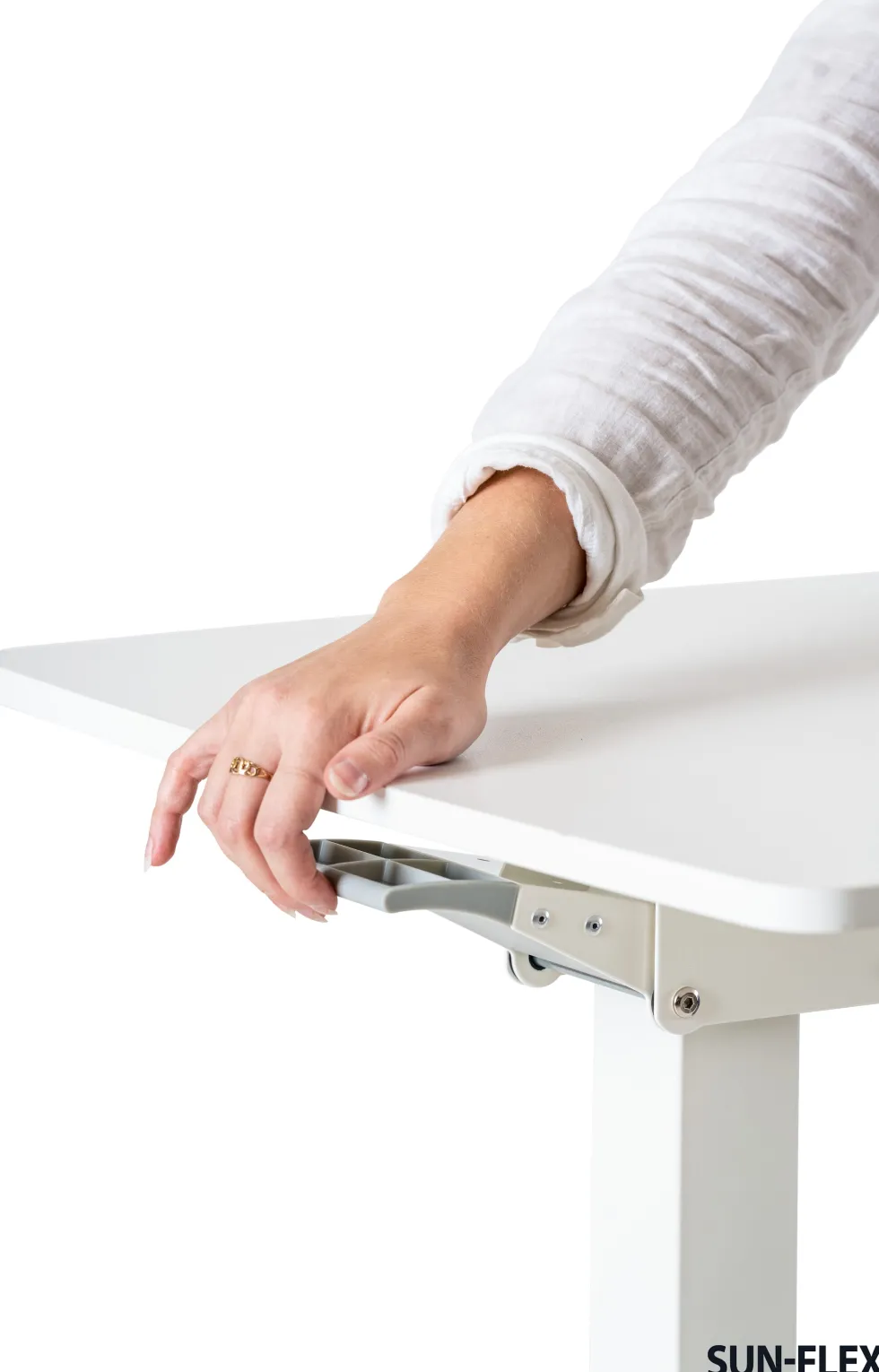 Bord höj/sänk SUN-FLEX® EASYDESK PRO, Pure White