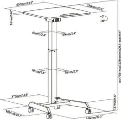 Bord höj/sänk SUN-FLEX® EASYDESK PRO, Pure White