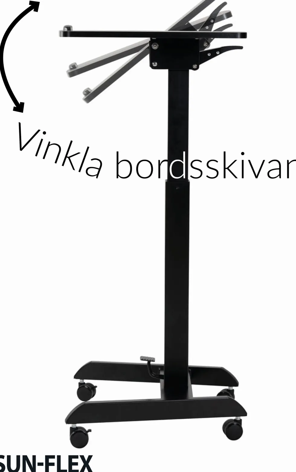 Bord höj/sänk SUNFLEX Easydesk Pro svart