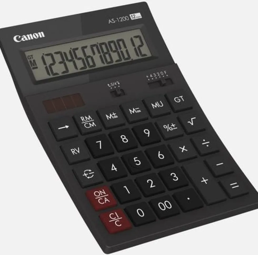 Bordsräknare CANON AS-1200 svart