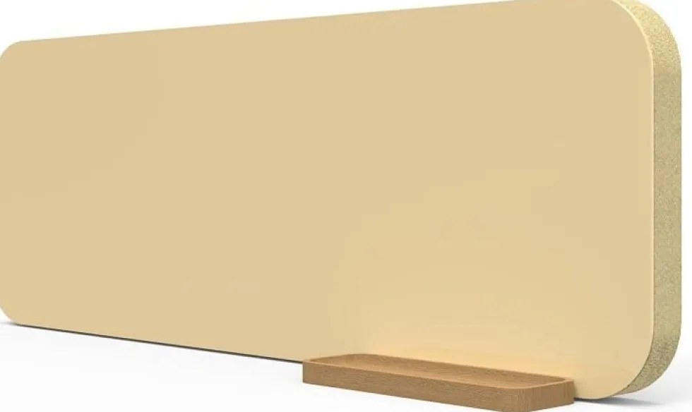 Bordsskärm & Skrivtavla Mood Fabric Table, 1000x350mm, Dimgul