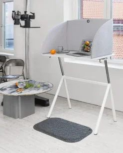 Bordsskärm StandUp Screen Vikbar Grå B:80 cm
