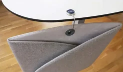 Bordsskärm StandUp Screen Vikbar Grå B:80 cm