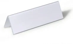 Bordsskylt Durable, dubbelsidig, 210x61mm, 25/fp
