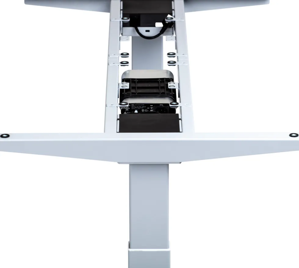 Bordsstativ höj/sänk SUN-FLEX® DESKFRAME VI, White Aluminium