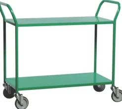 Bordsvagn Grön, 2 hyllplan