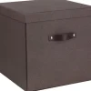 Box Bigso Logan canvas brun