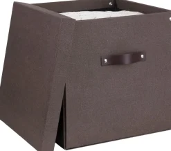 Box Bigso Logan canvas brun
