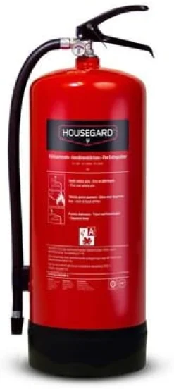 Brandsläckare HOUSEGARD 9L vatten röd