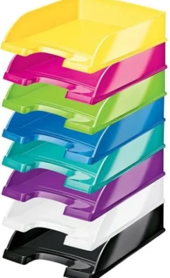 Brevkorg Leitz WOW Plus Rosa, 255x357x70mm