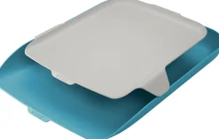 Brevkorg med extra hylla LEITZ COSY blå