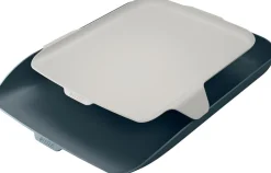 Brevkorg med extra hylla LEITZ COSY grå