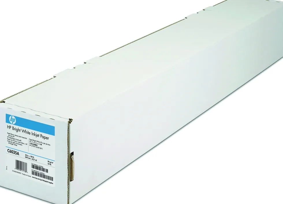 24'' Bright White 90g 610 mm x 45.7 m