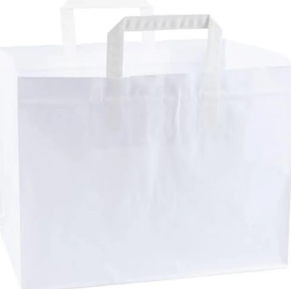 Bärkasse takeaway vit 300/fp