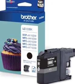 Brother LC123BK - Lång livslängd - svart