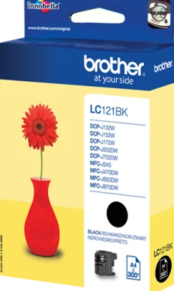 Brother LC121BK - Svart - original