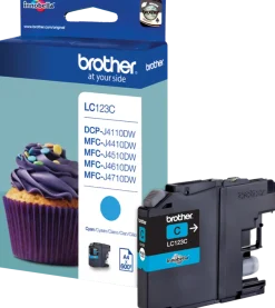 Brother LC123C - Lång livslängd - cyan