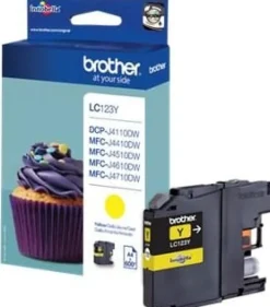 Brother LC123Y - Lång livslängd - gul