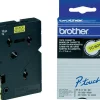 Brother märktejp TC 601 12mm svart/gul