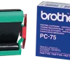 Brother PC75 - Svart - bläckbandskassett - för FAX-T102, T104,