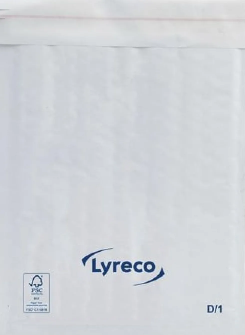 Bubbelpåse LYRECO 180x260mm vit 100/fp