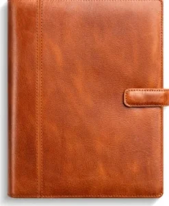 Business Systemkalender 2027 skinn brun
