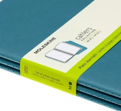 Cahier Journal Olinjerad XL Brisk Blue 3-Pack
