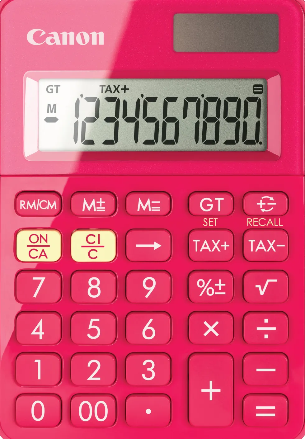 Canon LS-100KB pocket calc. pink
